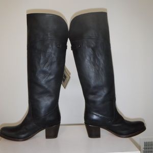 over the knee Frye Jane tall cuff boots